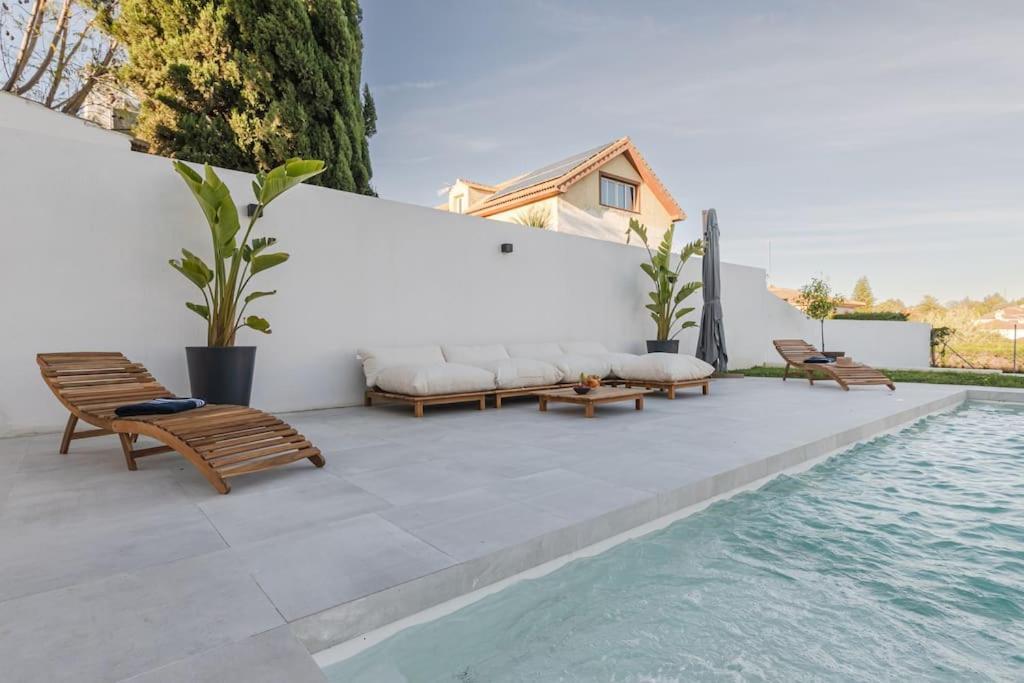 Villa Con Piscina Privada Gelves Exterior photo